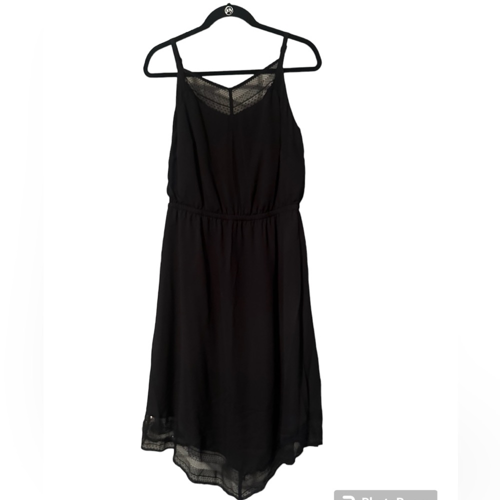 Lane Bryant Black Lace Maxi Dress